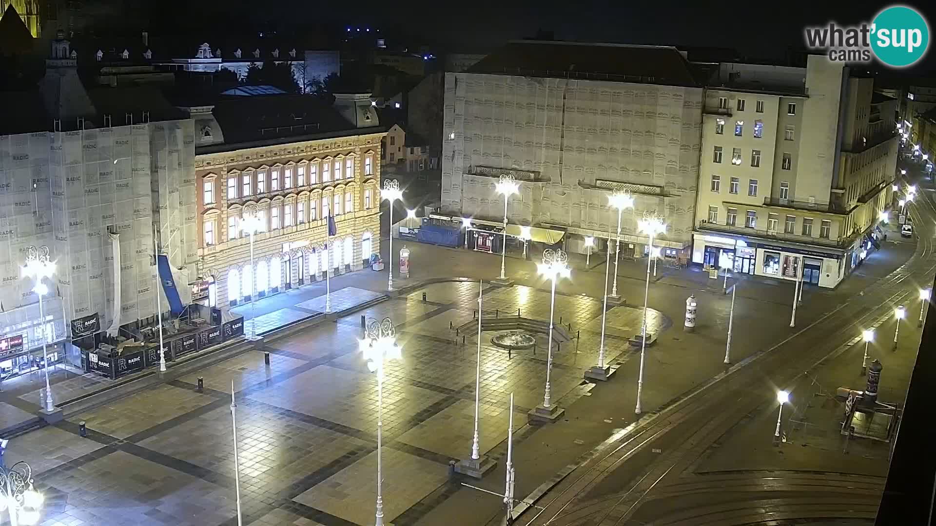 Ban Jelačić Platz  Live webcam Zagreb – Hotel Dubrovnik