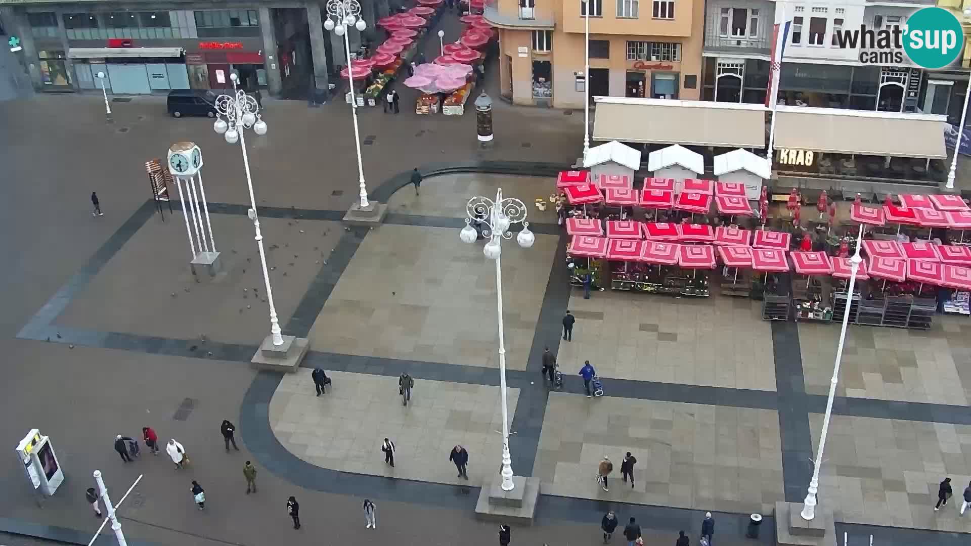 Ban Jelačić live cam Zagreb – Hotel Dubrovnik