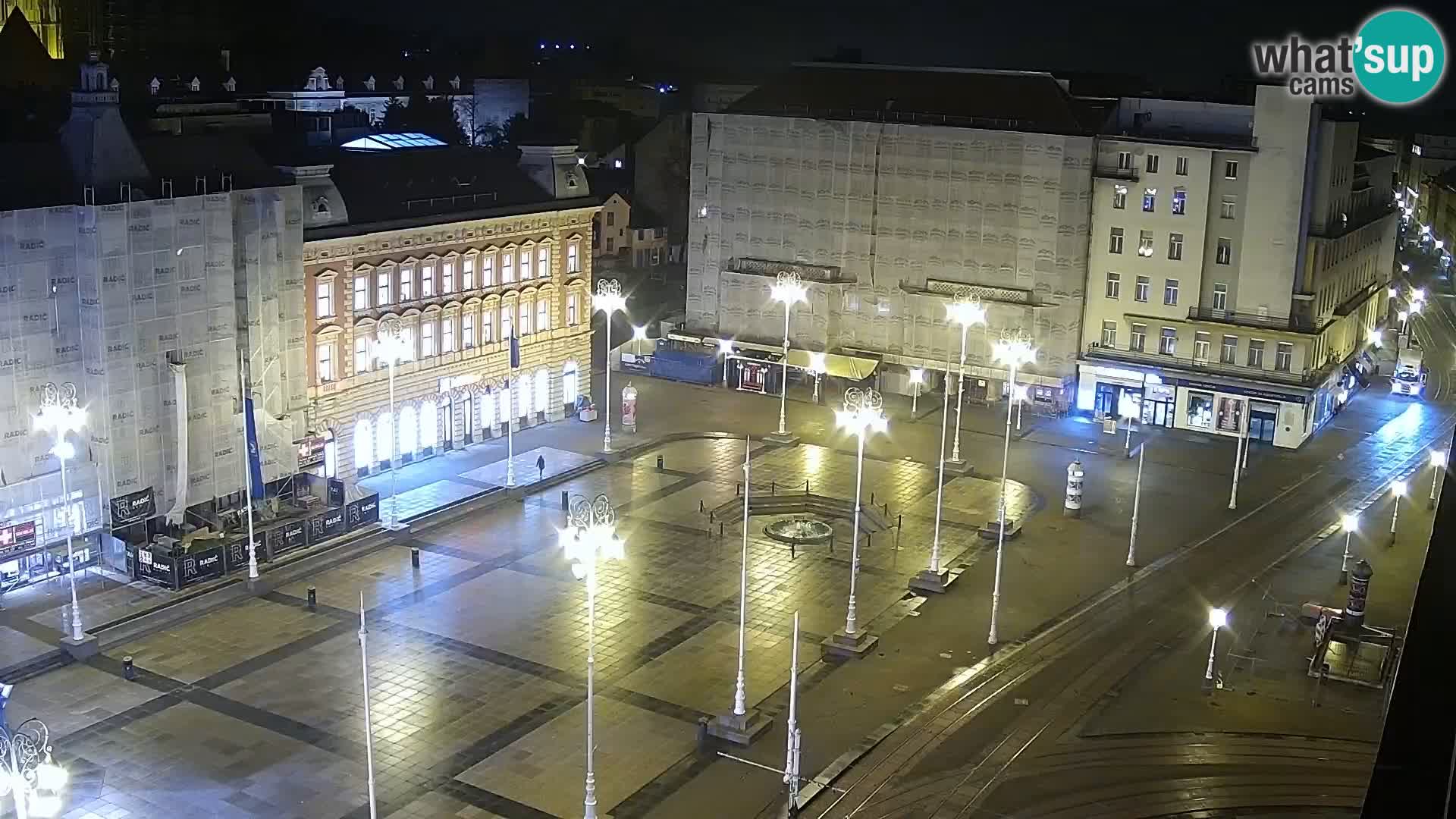 Piazza Ban Jelačić livecam Zagreb – Hotel Dubrovnik