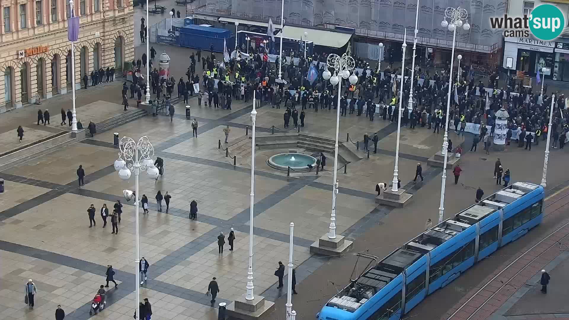 LIVE Webcam Zagreb Hotel Dubrovnik | Ban Jelačić square