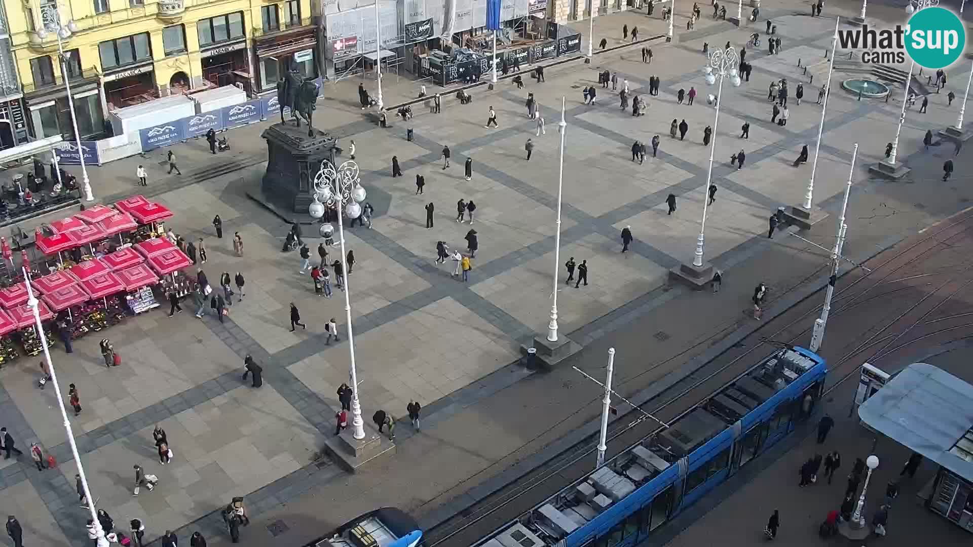 Plaza Ban Jelačić camera en vivo Zagreb – Hotel Dubrovnik