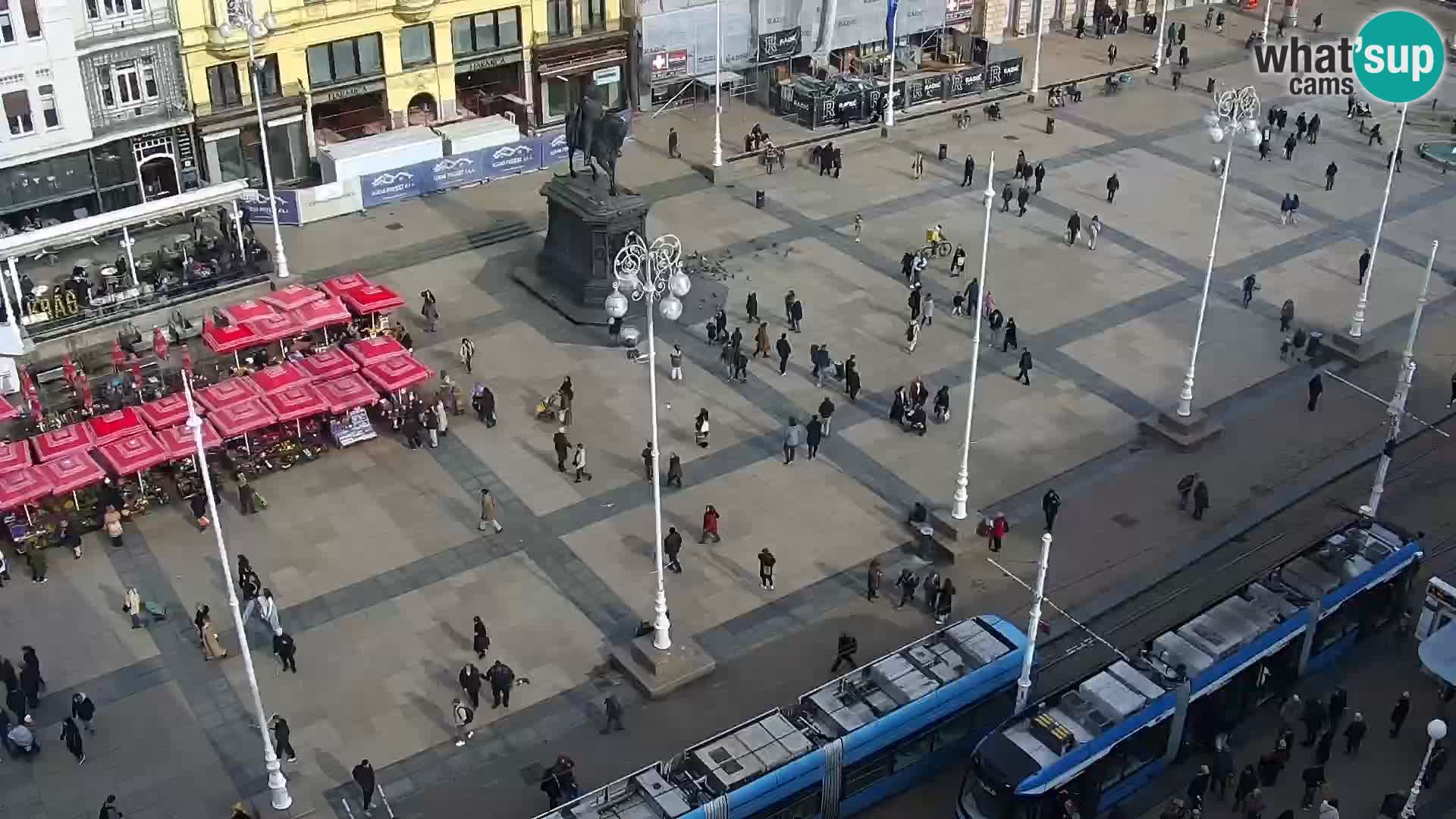 LIVE Webcam Zagreb Hotel Dubrovnik | Ban Jelačić square