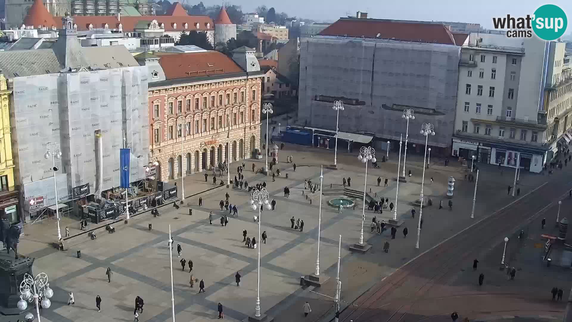 Ban Jelačić Platz  Live webcam Zagreb – Hotel Dubrovnik