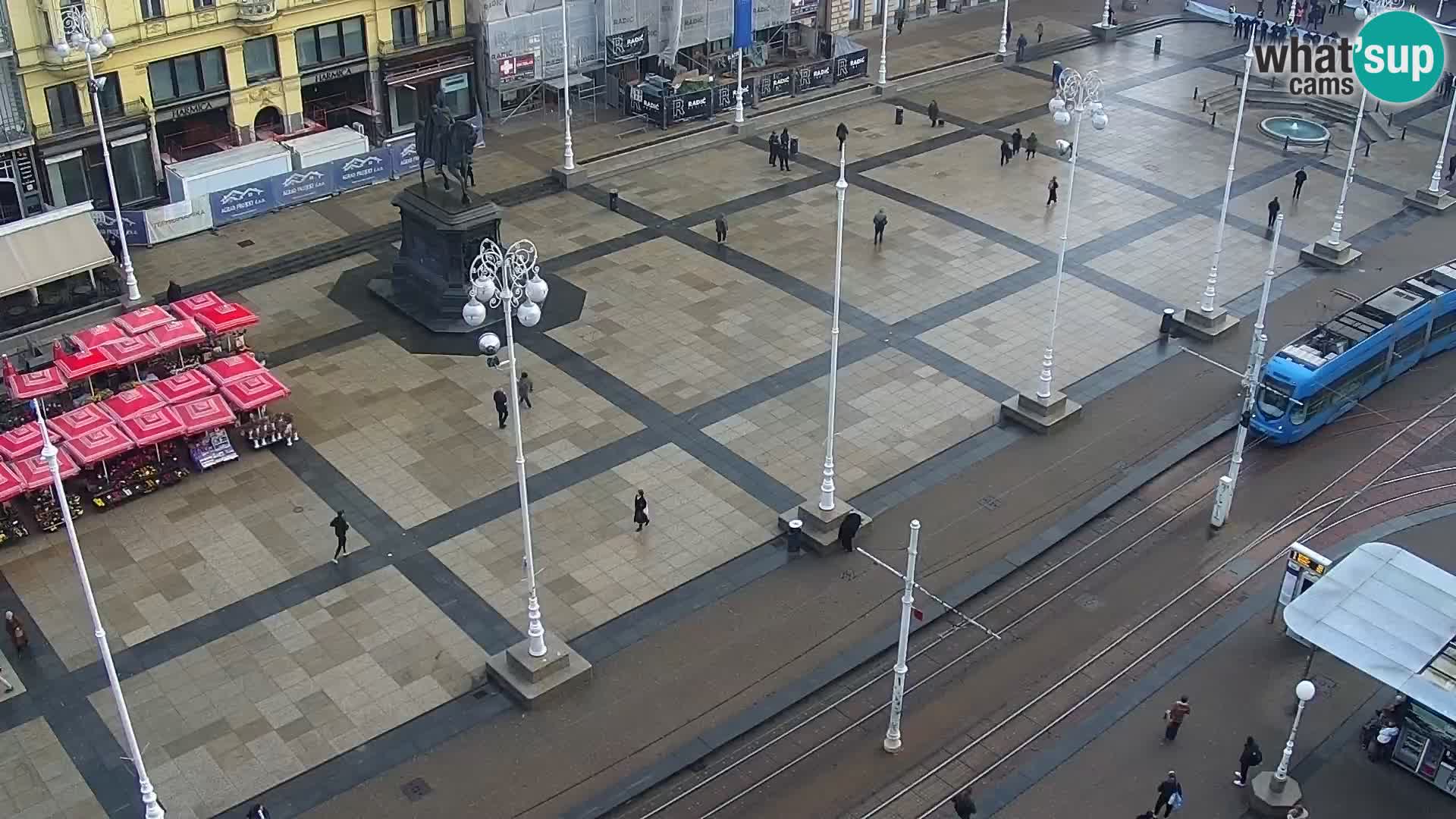 Piazza Ban Jelačić livecam Zagreb – Hotel Dubrovnik