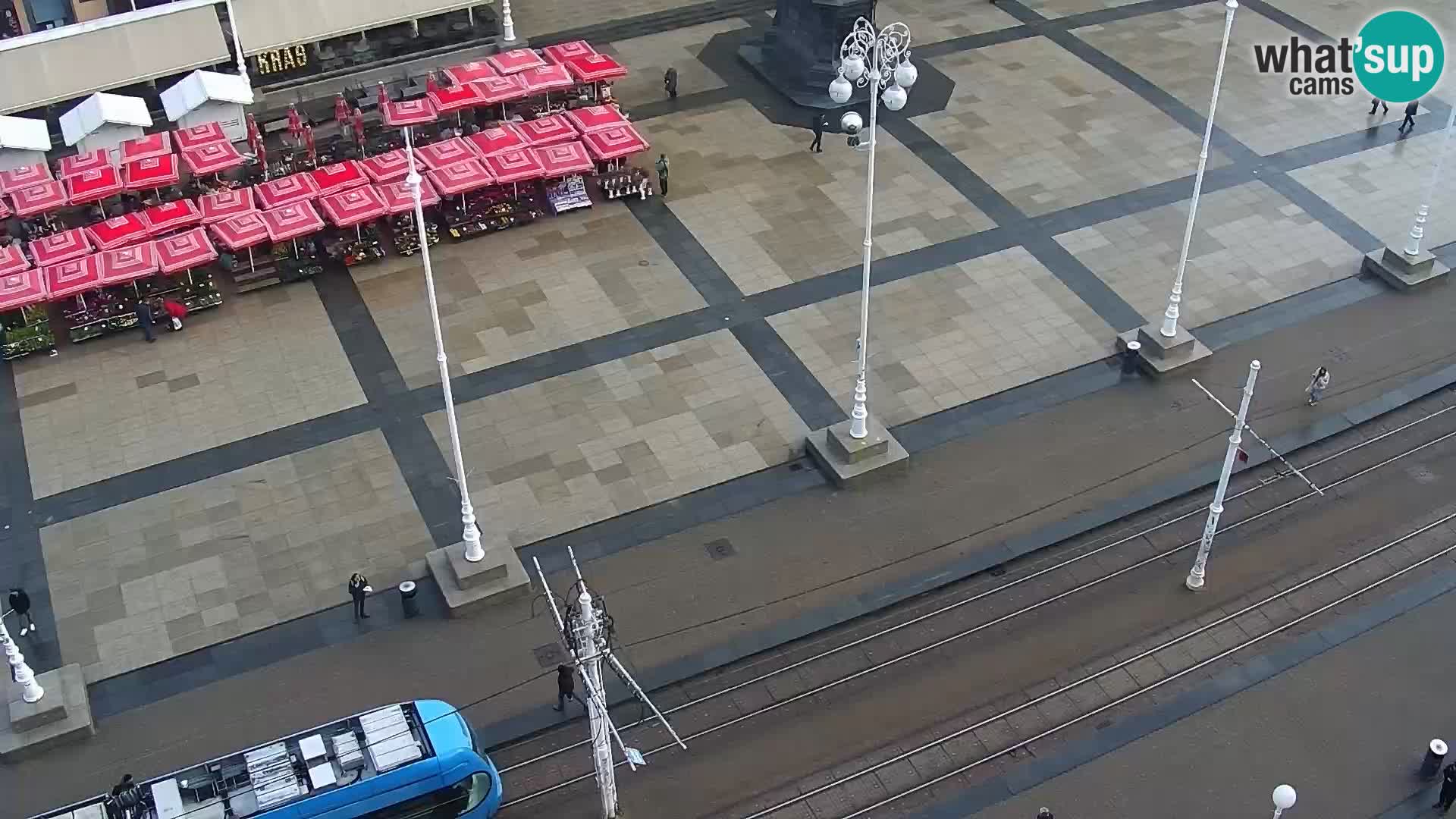 Trg Bana Jelačića v živo Zagreb – Hotel Dubrovnik