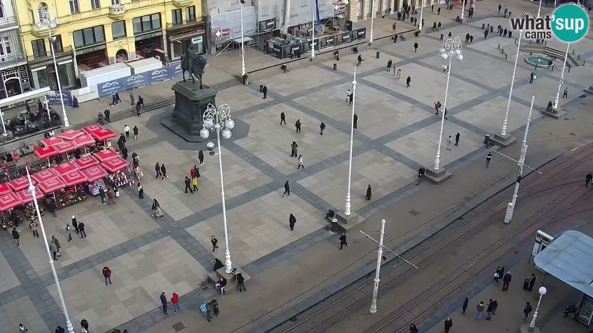 Ban Jelačić live cam Zagreb – Hotel Dubrovnik