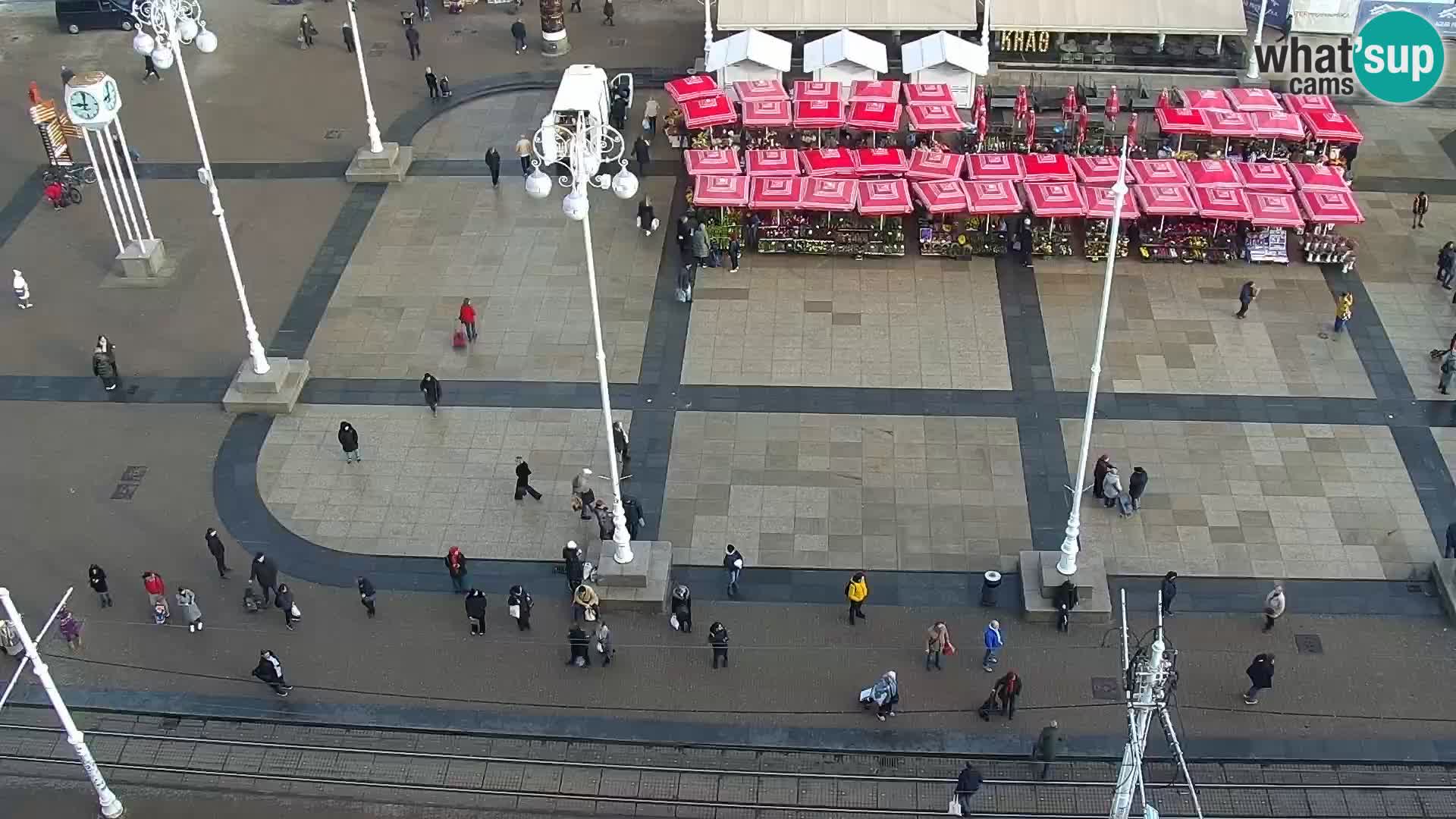 Piazza Ban Jelačić livecam Zagreb – Hotel Dubrovnik