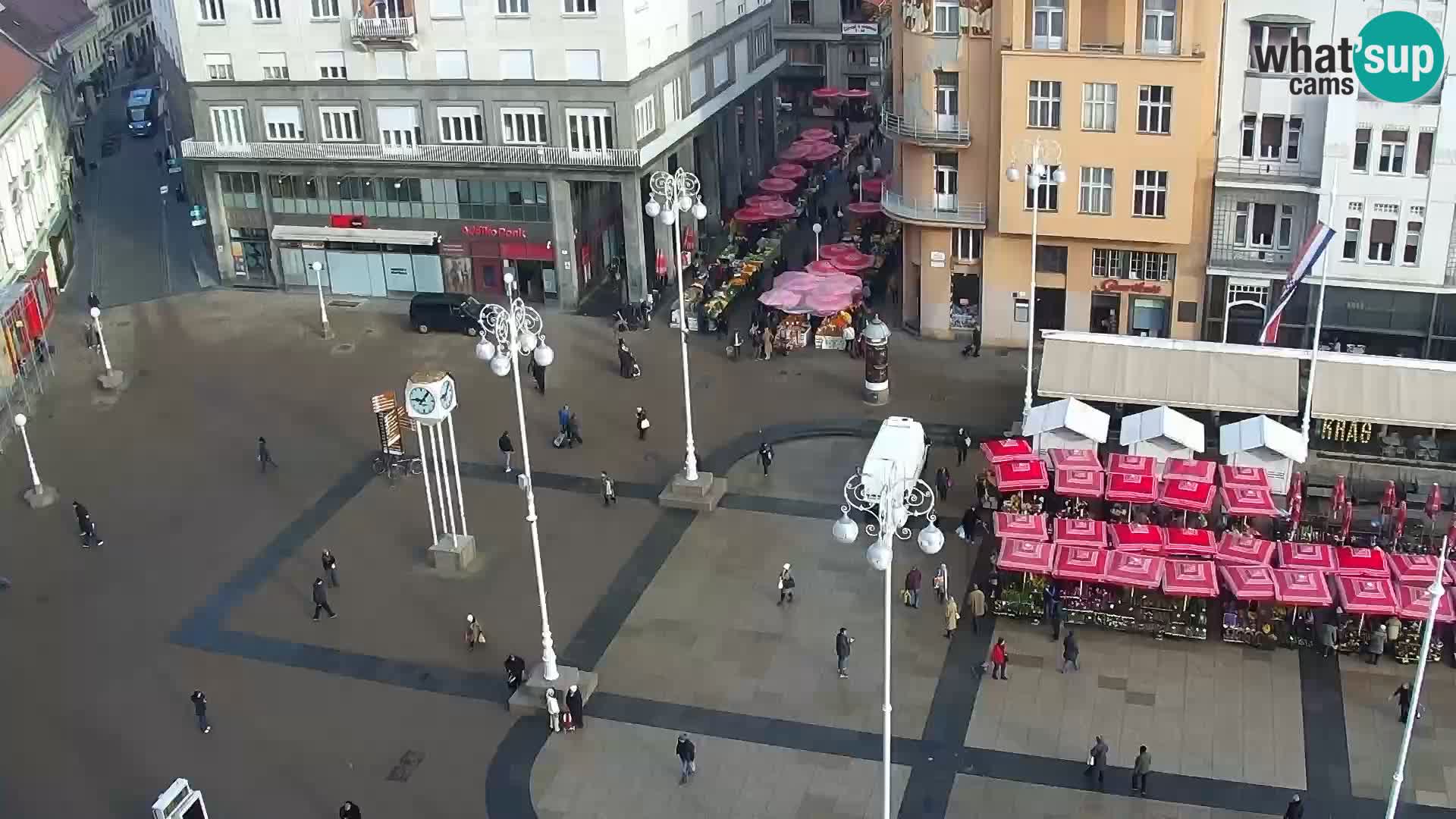 Ban Jelačić Platz  Live webcam Zagreb – Hotel Dubrovnik