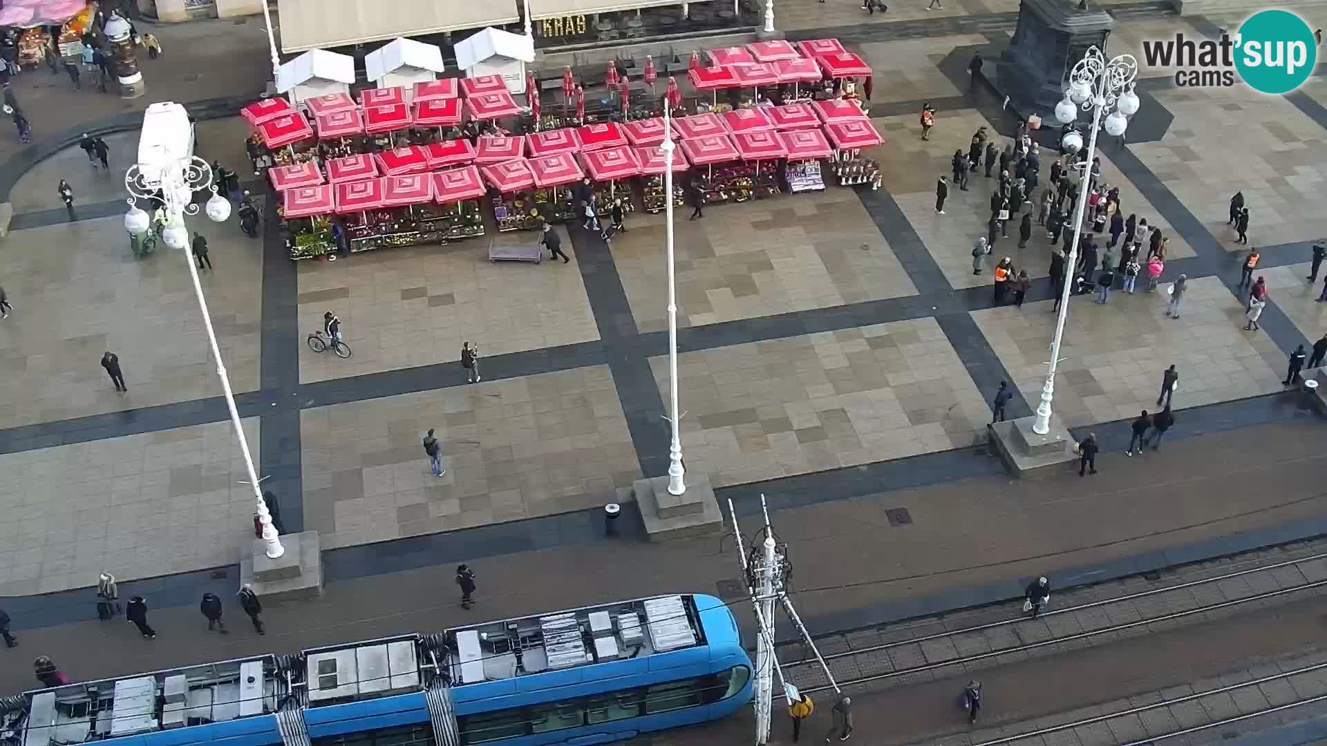 Trg Bana Jelačića web kamera Zagreb – Hotel Dubrovnik