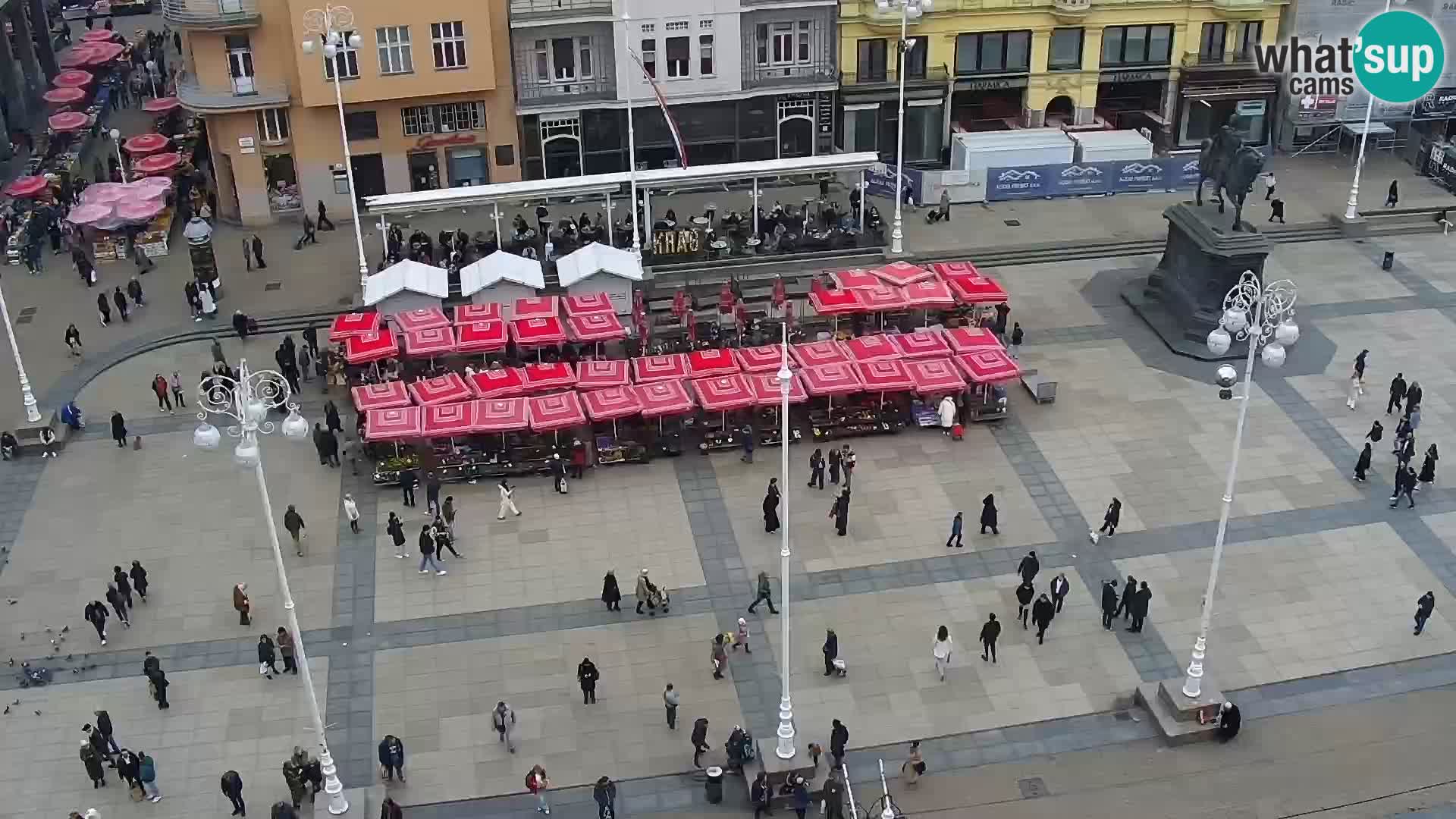 Ban Jelačić live cam Zagreb – Hotel Dubrovnik