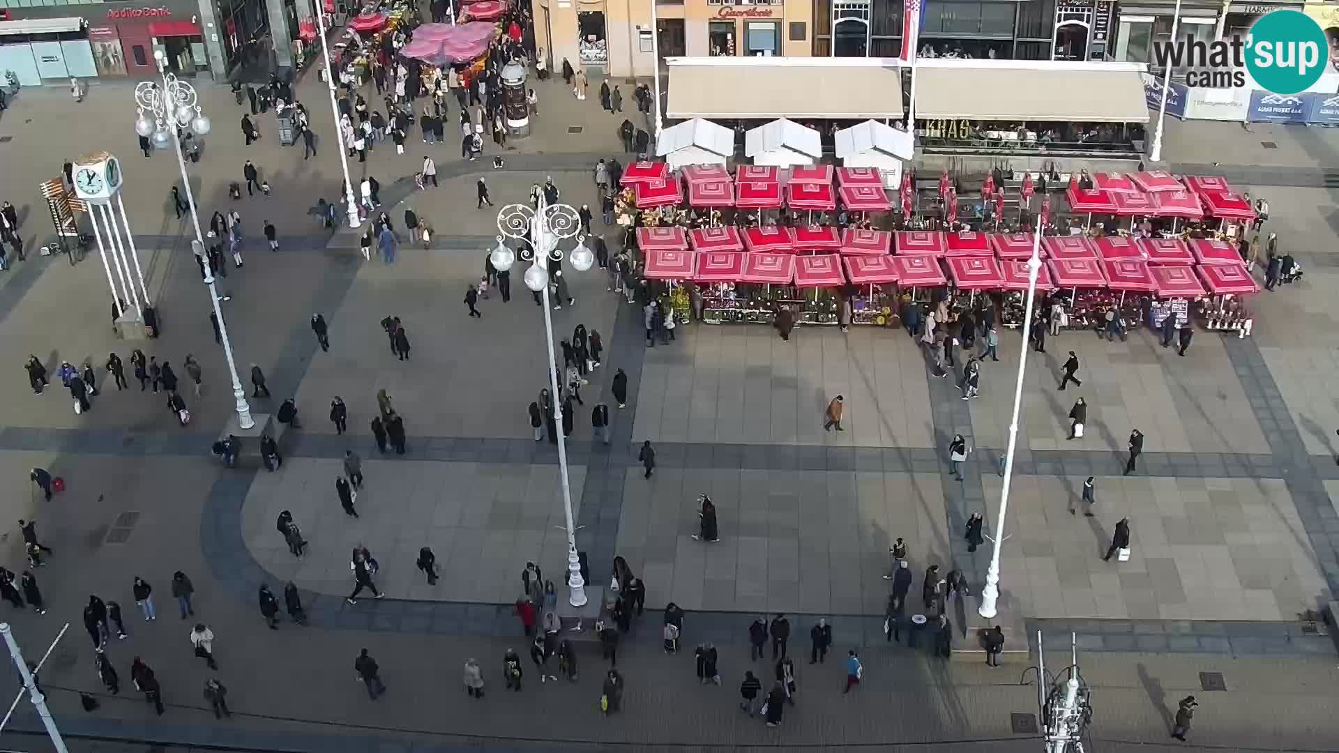 Piazza Ban Jelačić livecam Zagreb – Hotel Dubrovnik