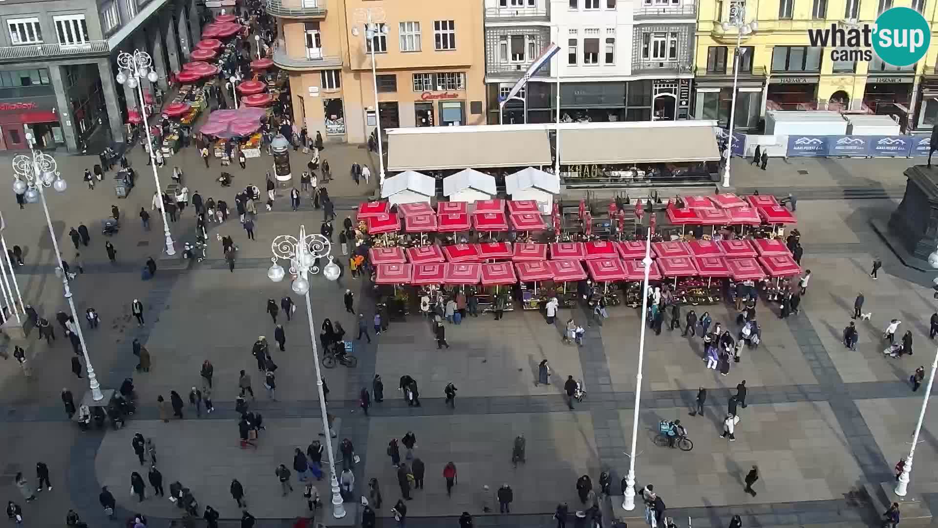 Piazza Ban Jelačić livecam Zagreb – Hotel Dubrovnik