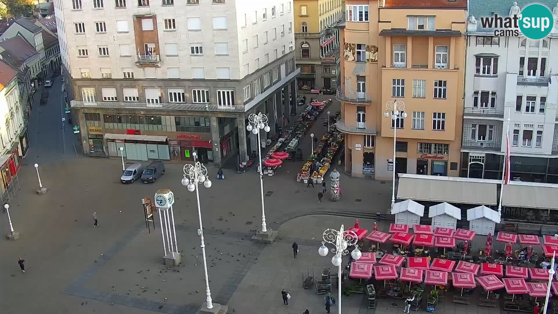 Trg Bana Jelačića web kamera Zagreb – Hotel Dubrovnik