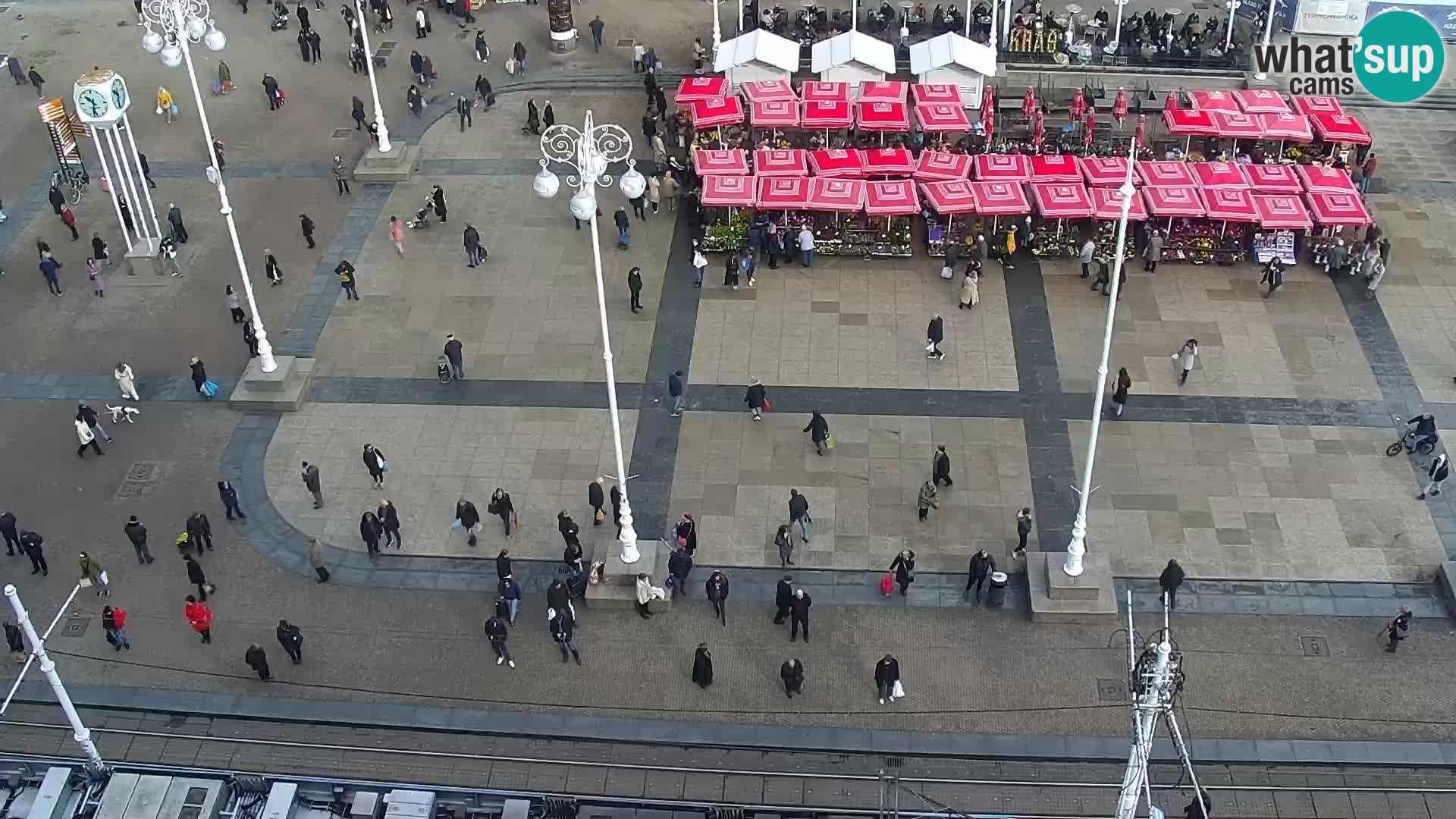 Piazza Ban Jelačić livecam Zagreb – Hotel Dubrovnik