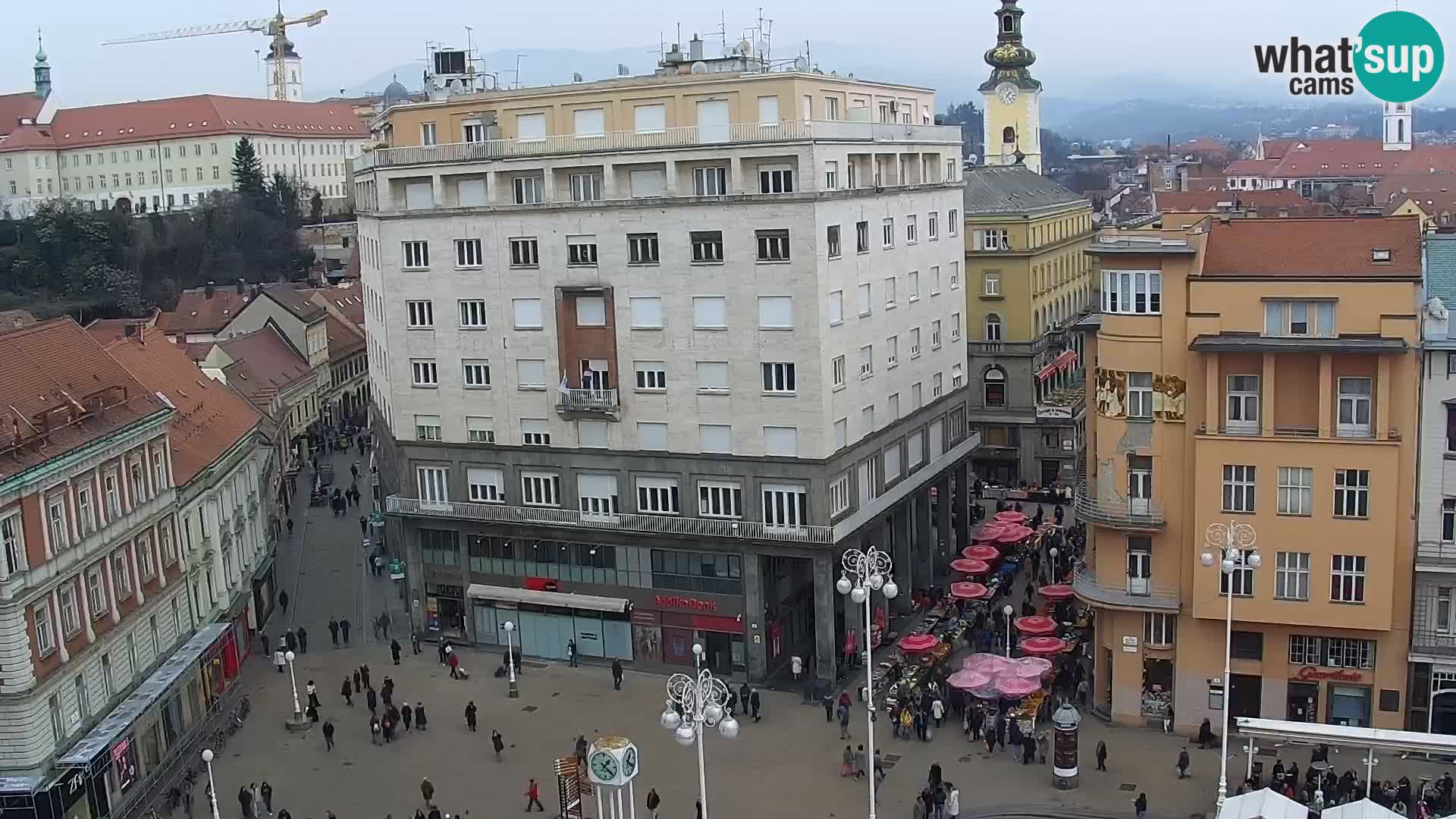 Ban Jelačić live cam Zagreb – Hotel Dubrovnik