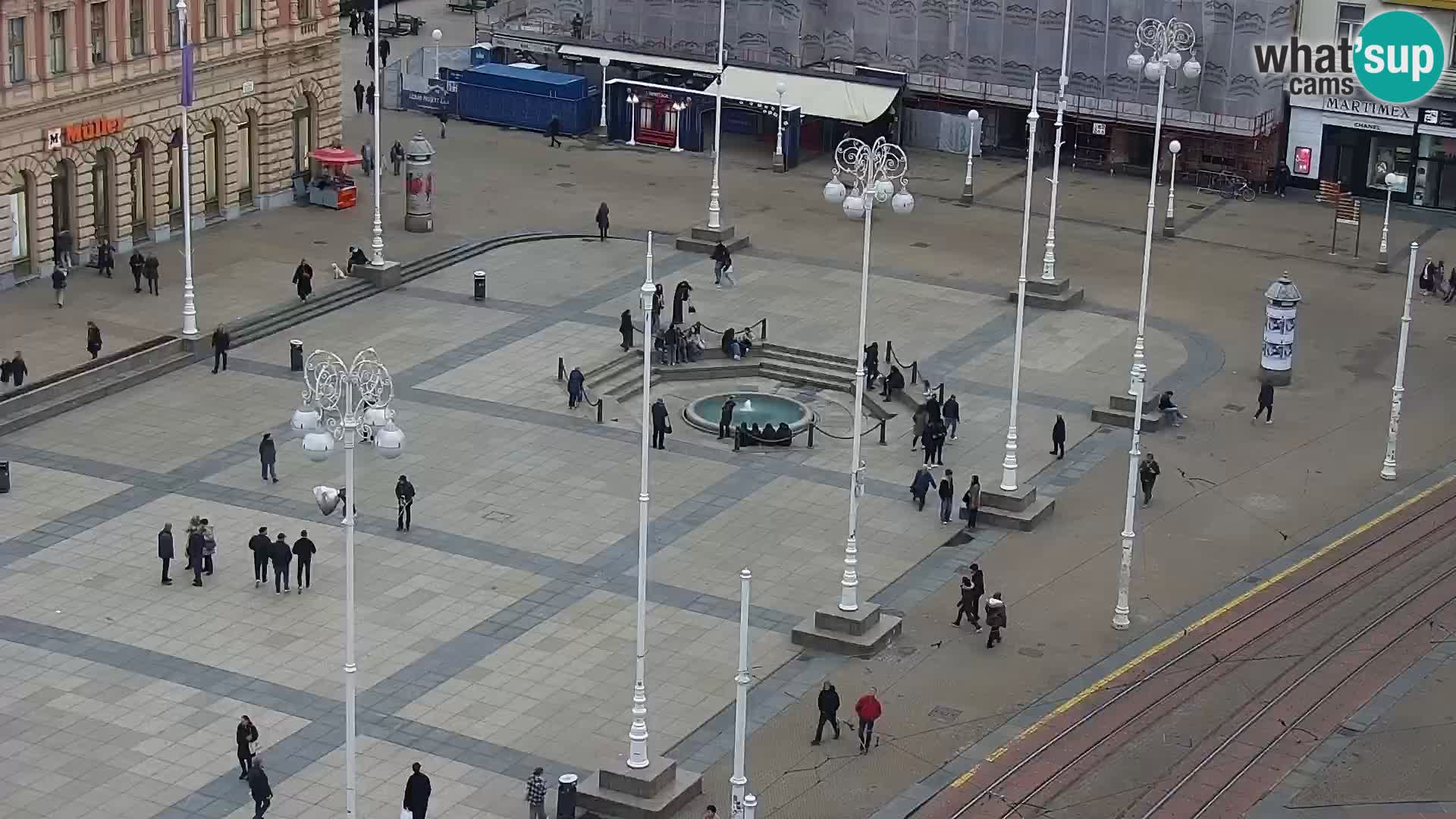Piazza Ban Jelačić livecam Zagreb – Hotel Dubrovnik
