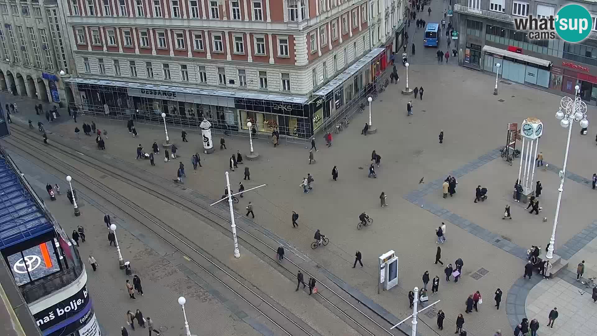 Ban Jelačić live cam Zagreb – Hotel Dubrovnik