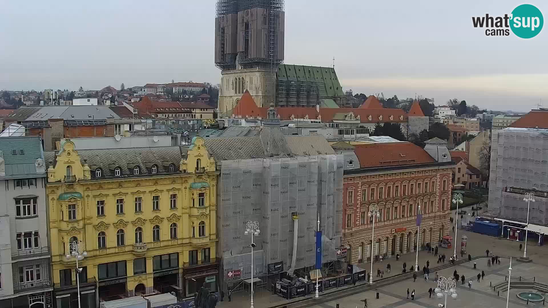 Ban Jelačić live cam Zagreb – Hotel Dubrovnik
