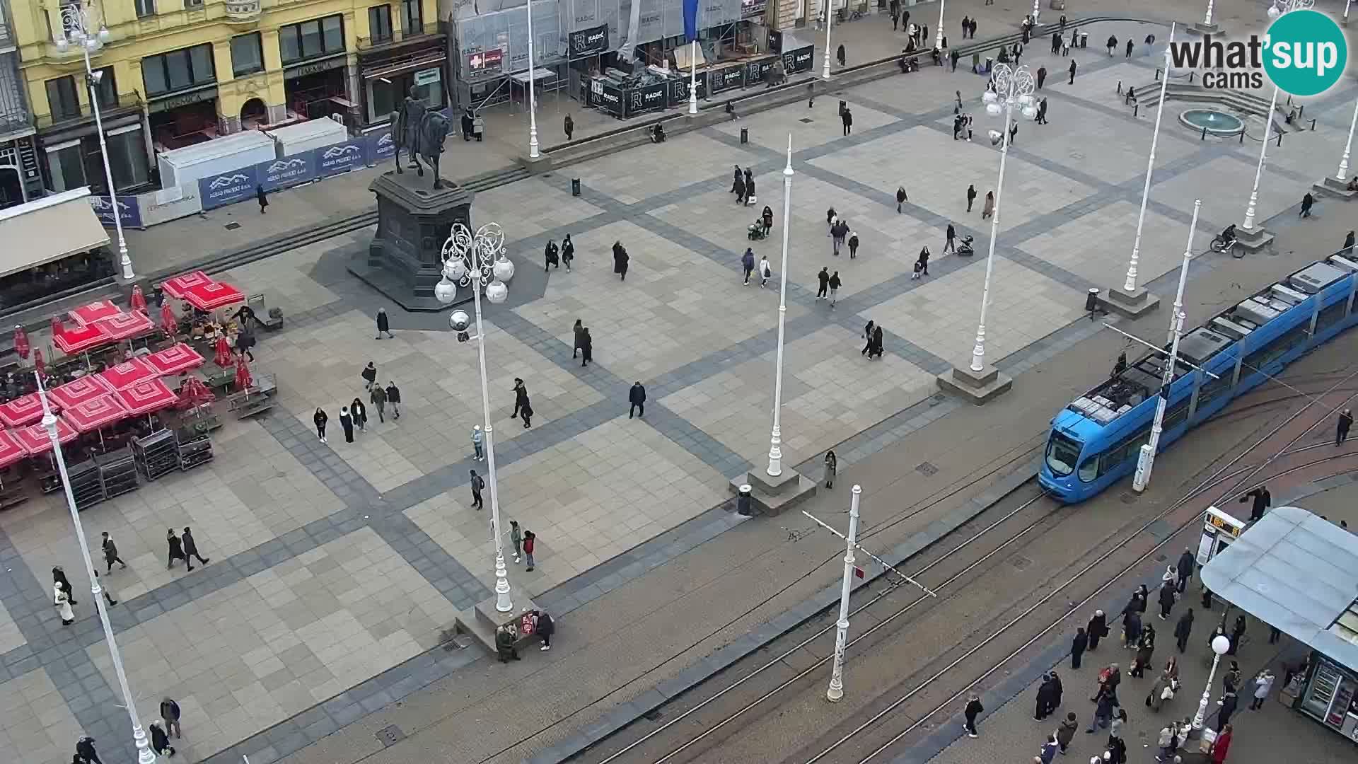 Ban Jelačić Platz  Live webcam Zagreb – Hotel Dubrovnik