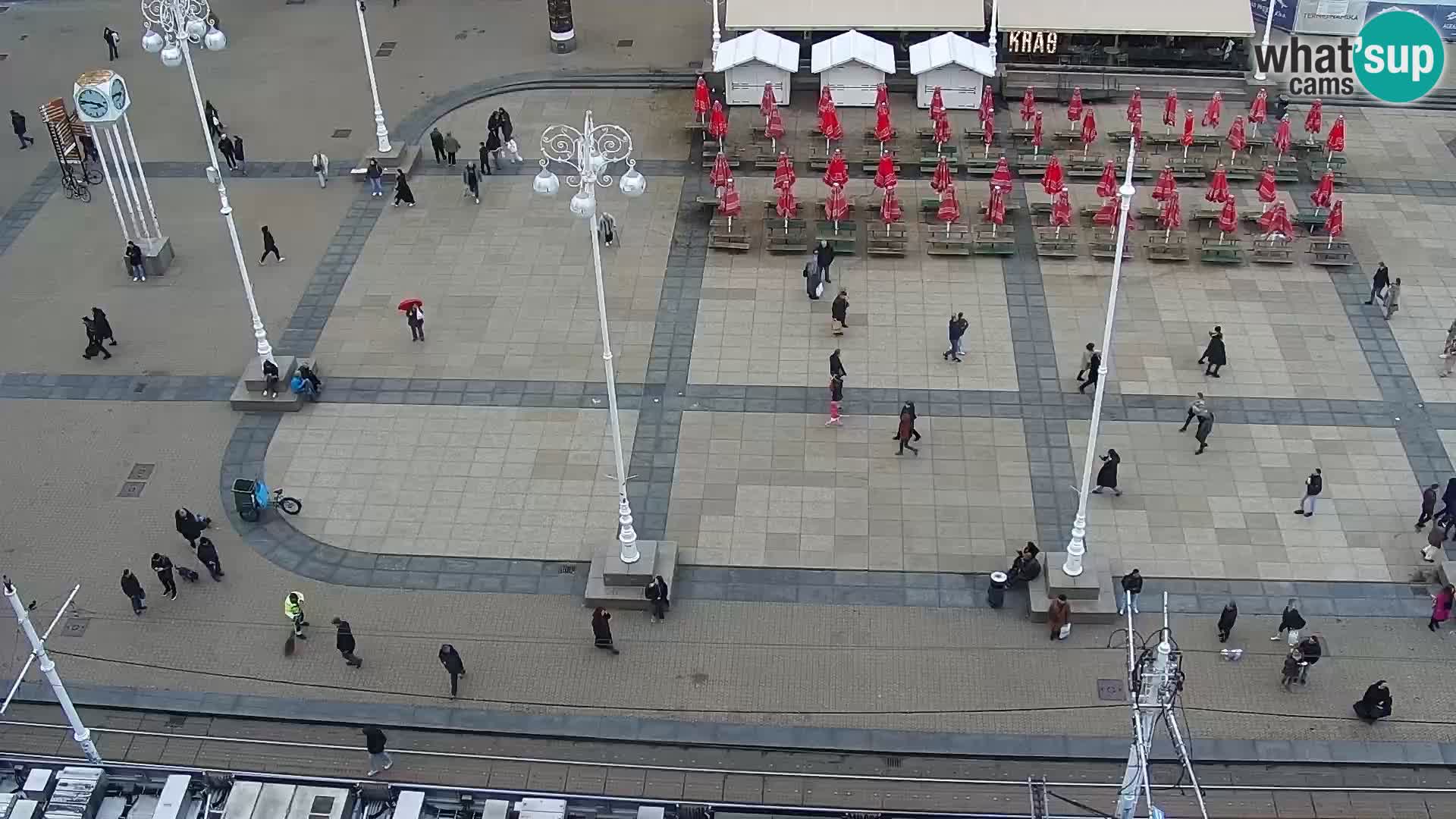 Ban Jelačić Platz  Live webcam Zagreb – Hotel Dubrovnik