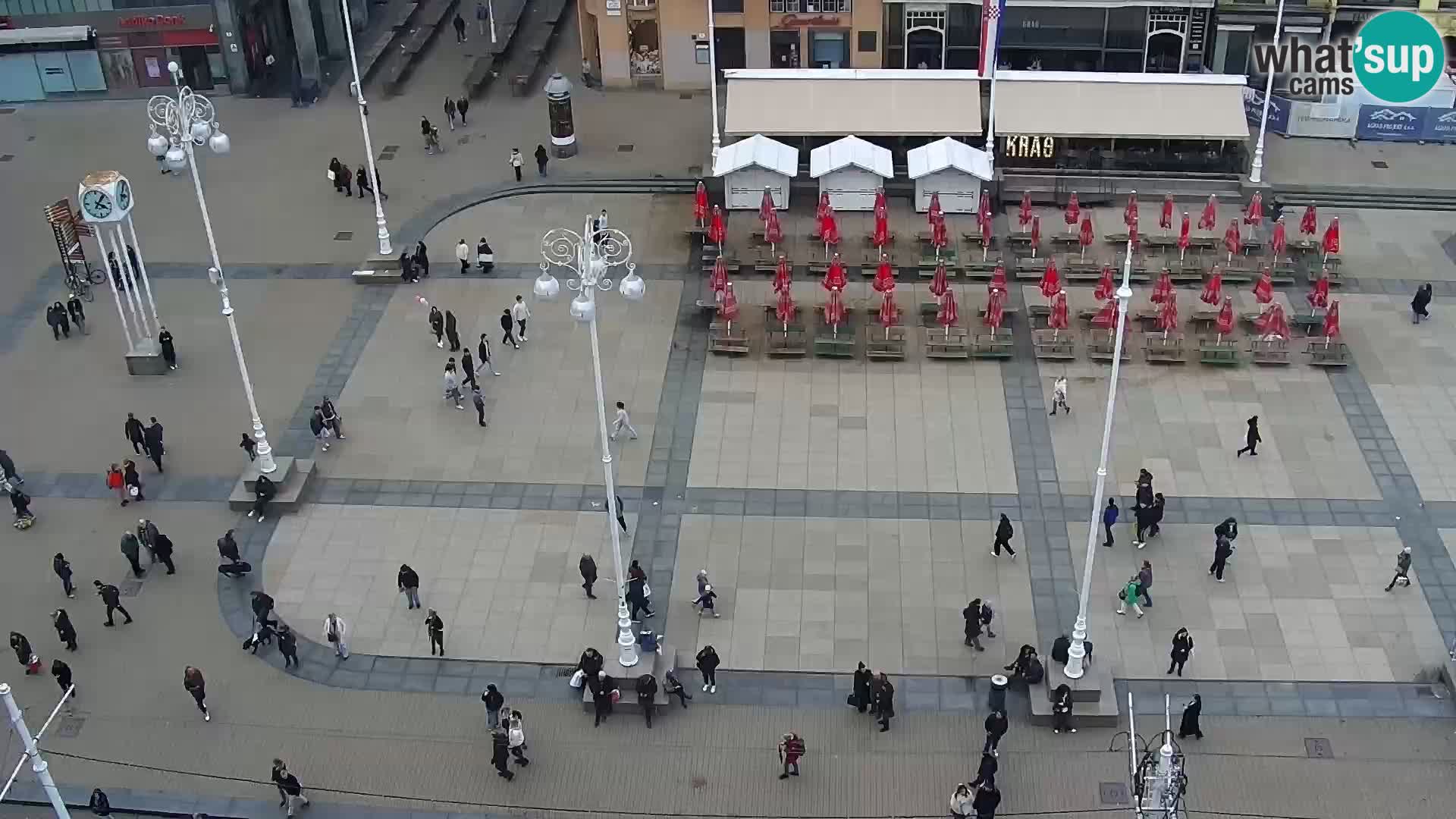 Ban Jelačić live cam Zagreb – Hotel Dubrovnik