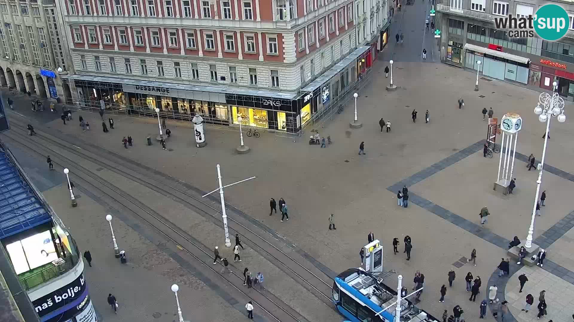 Ban Jelačić Platz  Live webcam Zagreb – Hotel Dubrovnik