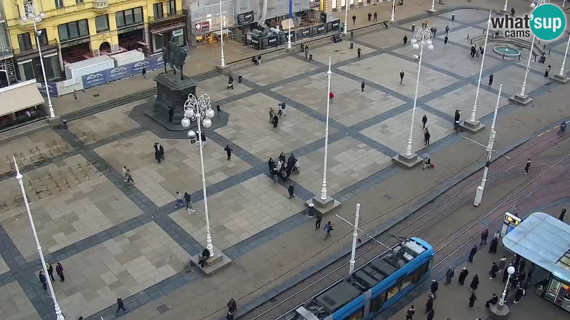 LIVE Webcam Zagreb Hotel Dubrovnik | Ban Jelačić square