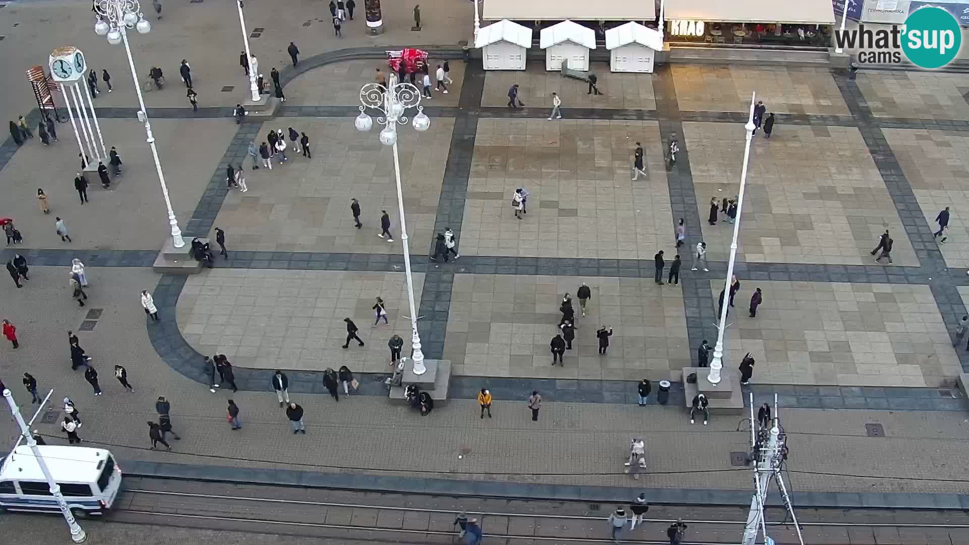 LIVE Webcam Zagreb Hotel Dubrovnik | Ban Jelačić square