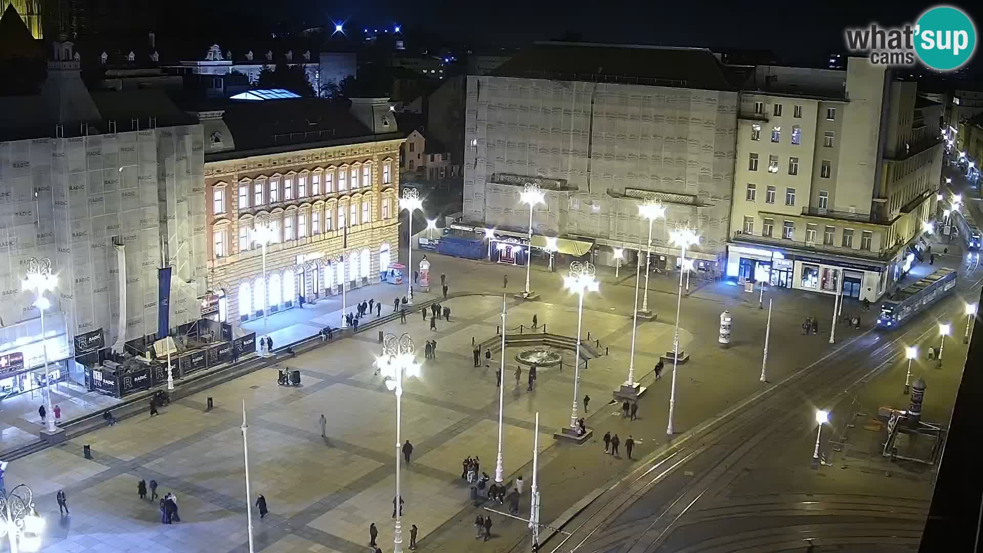 LIVE Webcam Zagreb Hotel Dubrovnik | Ban Jelačić square