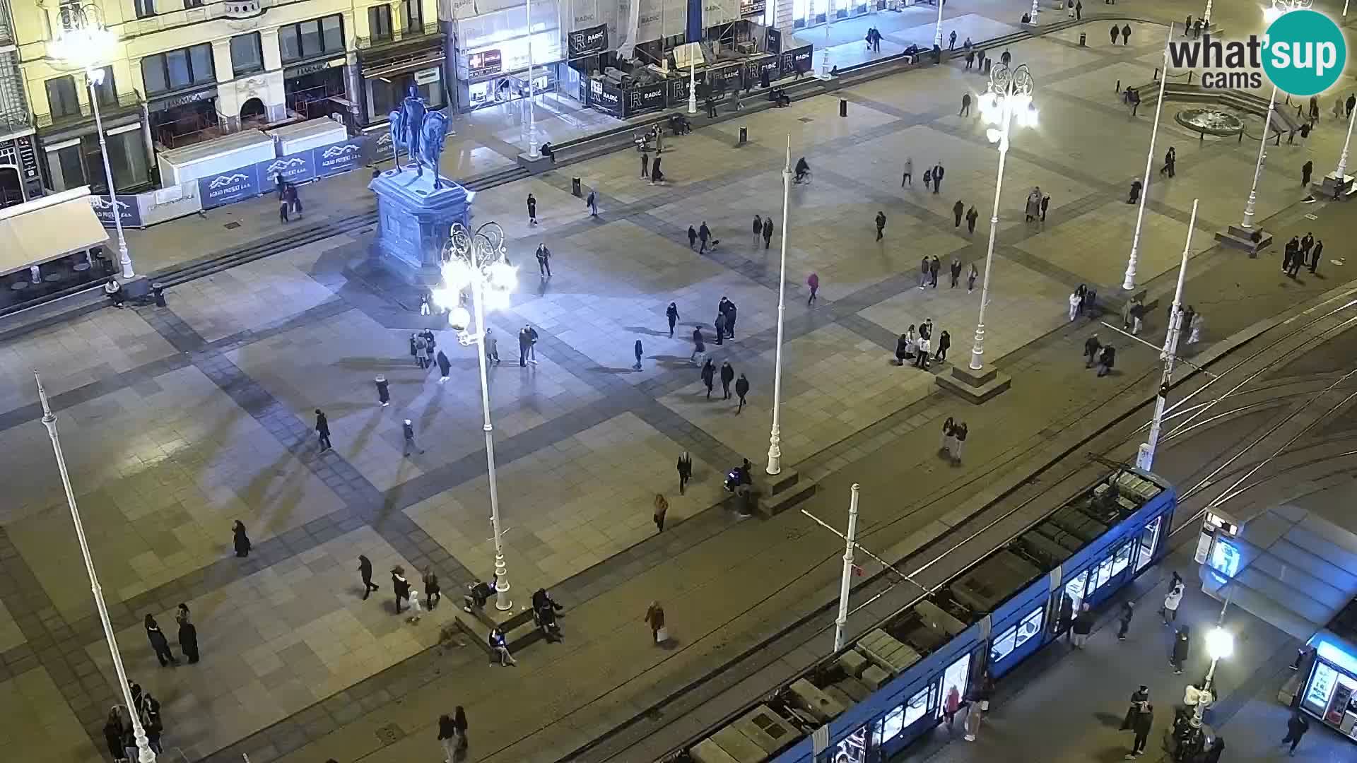 Ban Jelačić Platz  Live webcam Zagreb – Hotel Dubrovnik