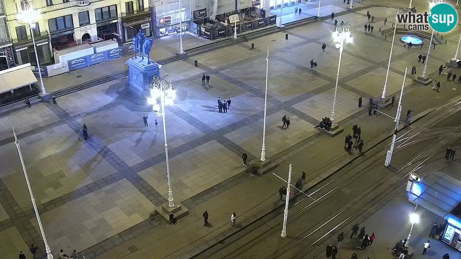 LIVE Webcam Zagreb Hotel Dubrovnik | Ban Jelačić square