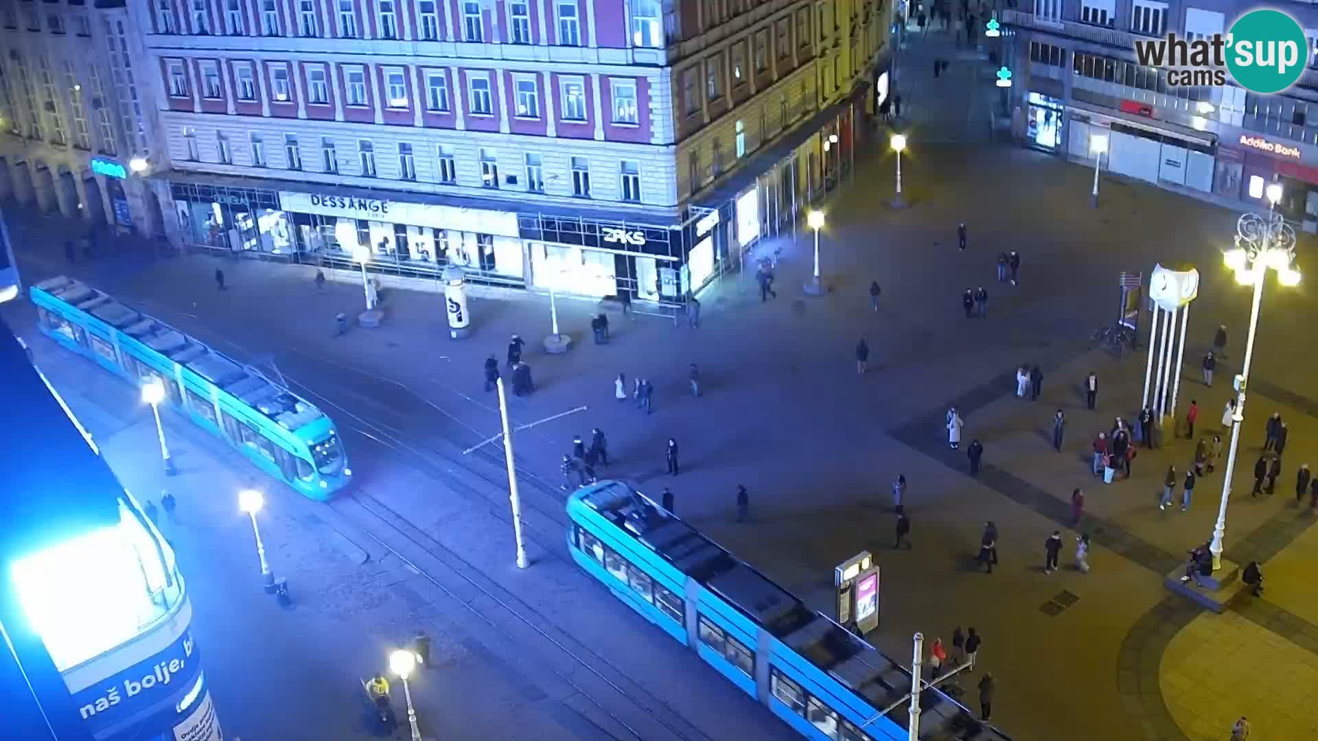 Ban Jelačić Platz  Live webcam Zagreb – Hotel Dubrovnik