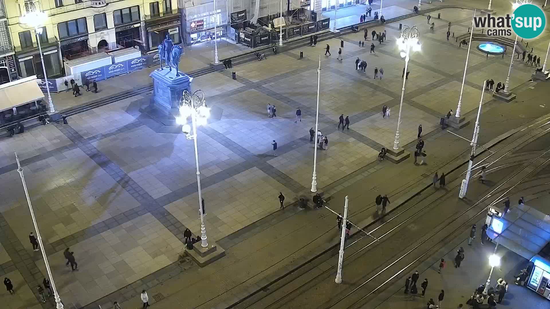LIVE Webcam Zagreb Hotel Dubrovnik | Ban Jelačić square