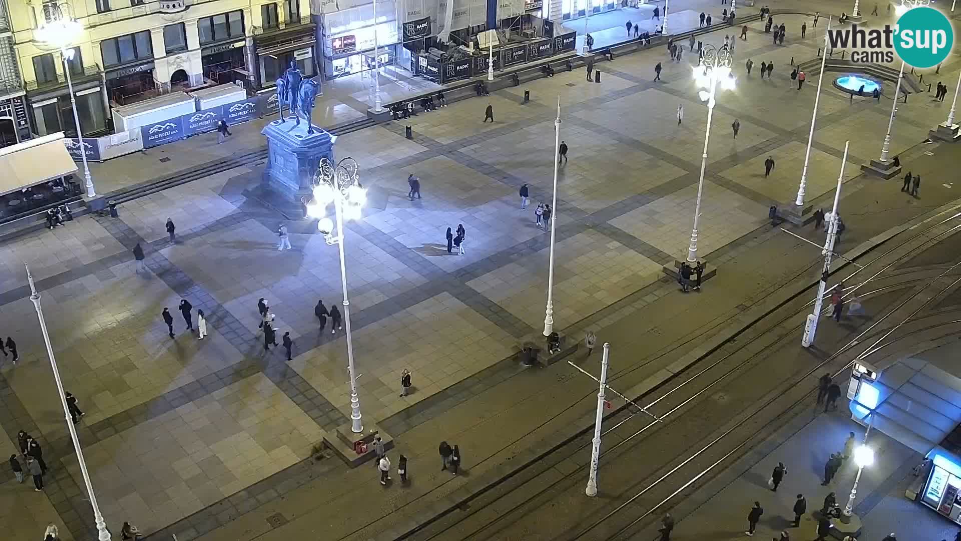 Trg Bana Jelačića web kamera Zagreb – Hotel Dubrovnik