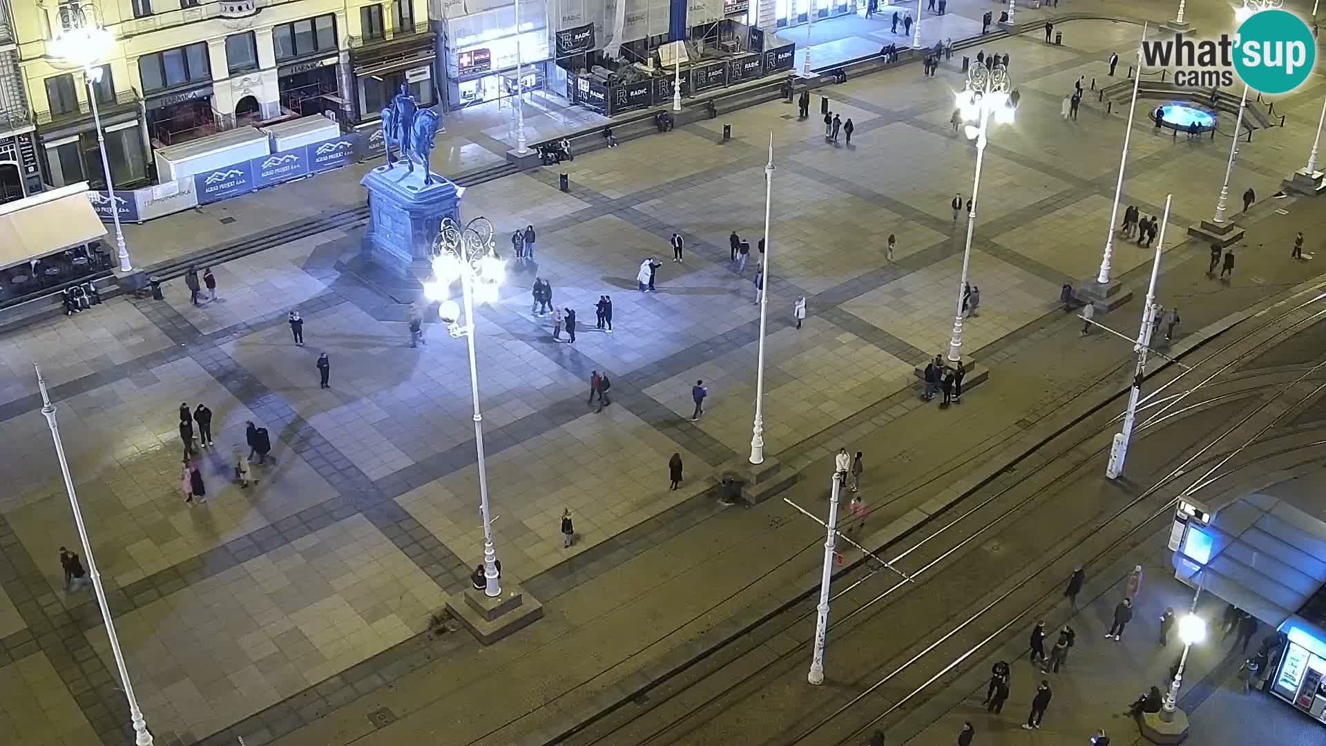 Trg Bana Jelačića web kamera Zagreb – Hotel Dubrovnik