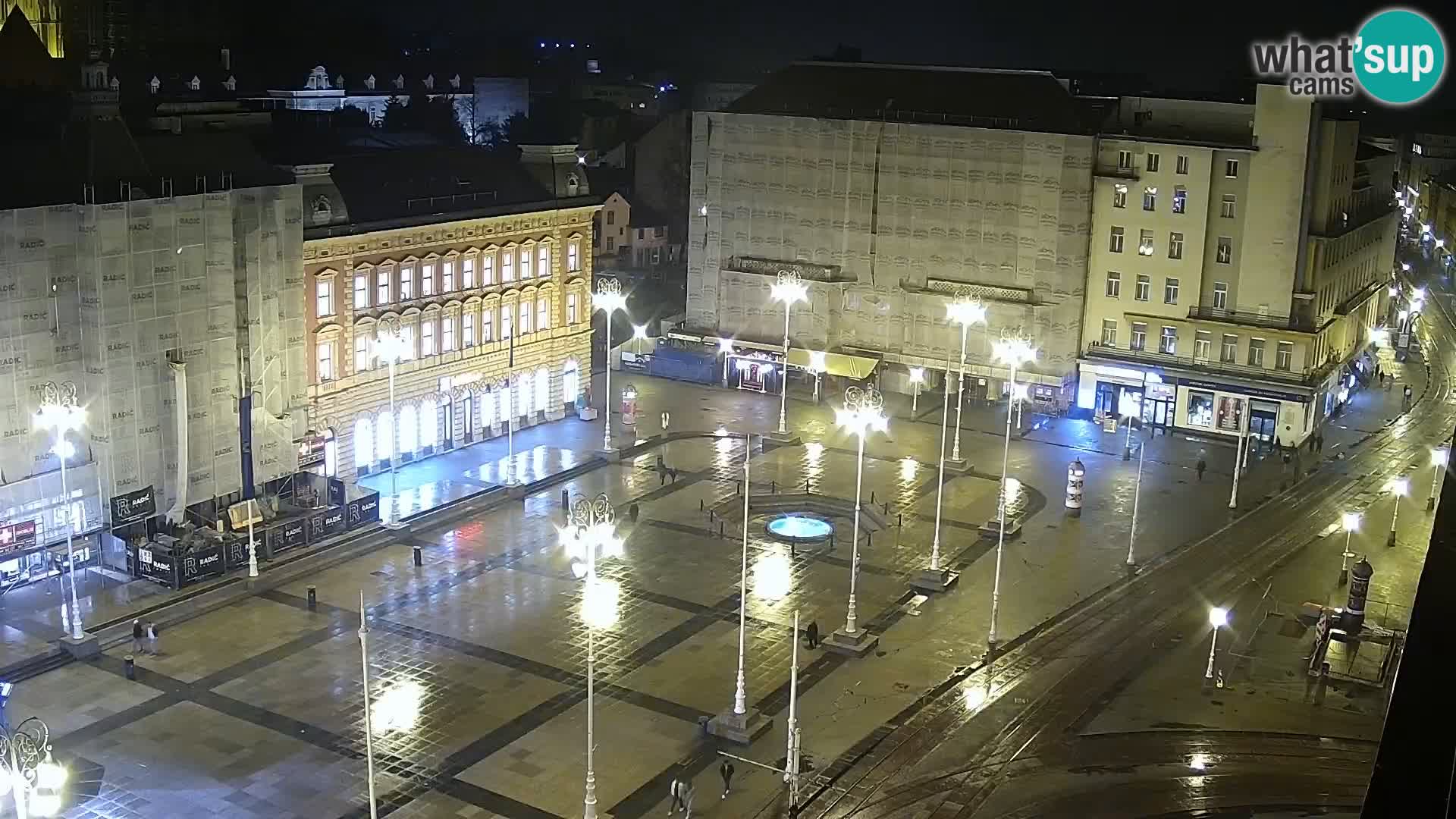 Plaza Ban Jelačić camera en vivo Zagreb – Hotel Dubrovnik