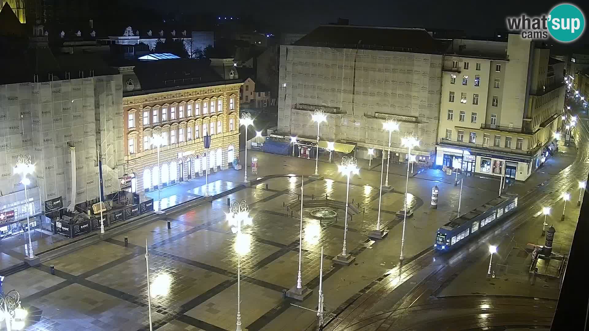 Ban Jelačić Platz  Live webcam Zagreb – Hotel Dubrovnik