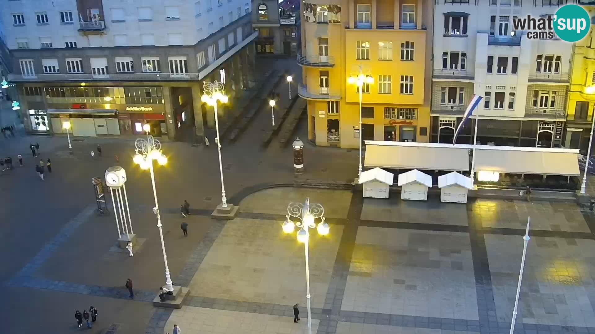 LIVE Webcam Zagreb Hotel Dubrovnik | Ban Jelačić square