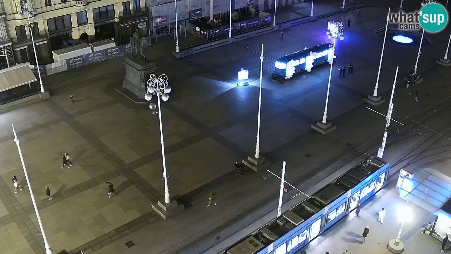 Plaza Ban Jelačić camera en vivo Zagreb – Hotel Dubrovnik