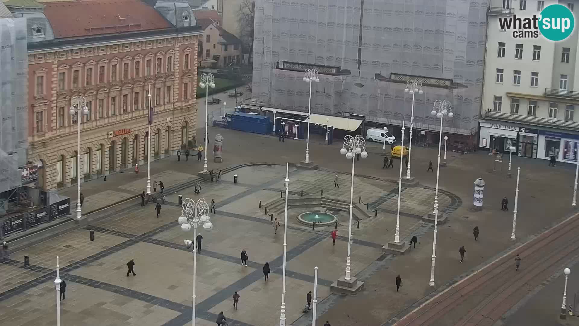 Ban Jelačić live cam Zagreb – Hotel Dubrovnik