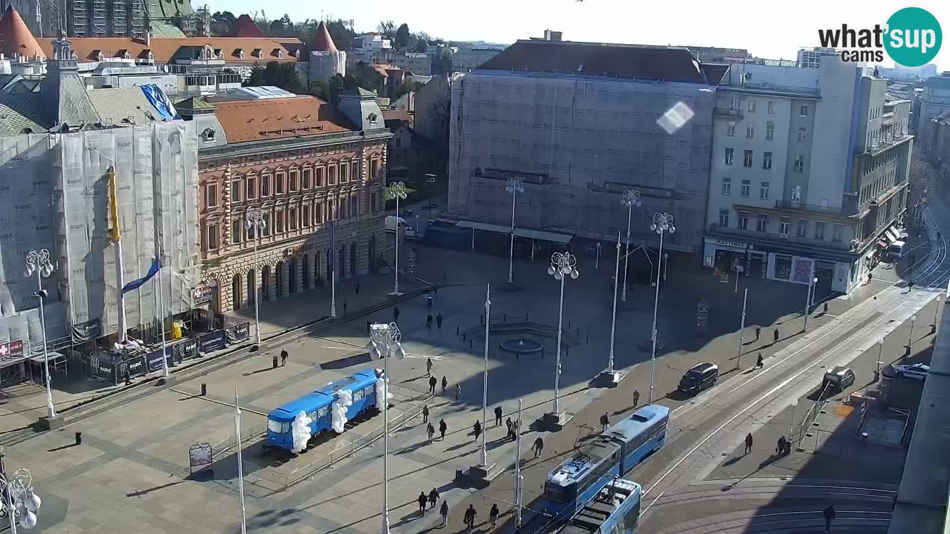 Ban Jelačić live cam Zagreb – Hotel Dubrovnik