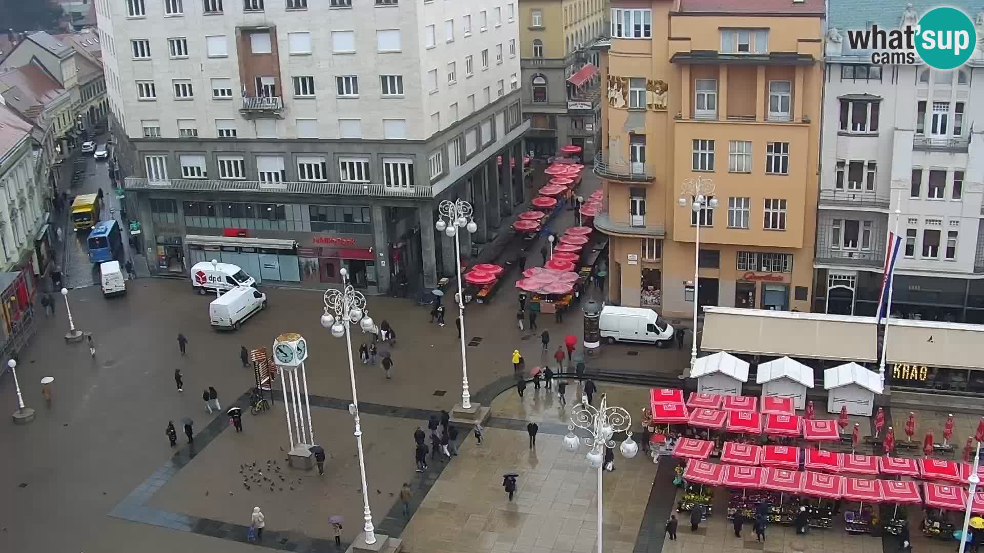 LIVE Webcam Zagreb Hotel Dubrovnik | Ban Jelačić square