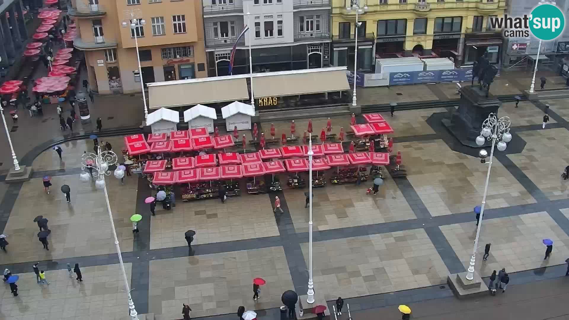 Ban Jelačić Platz  Live webcam Zagreb – Hotel Dubrovnik