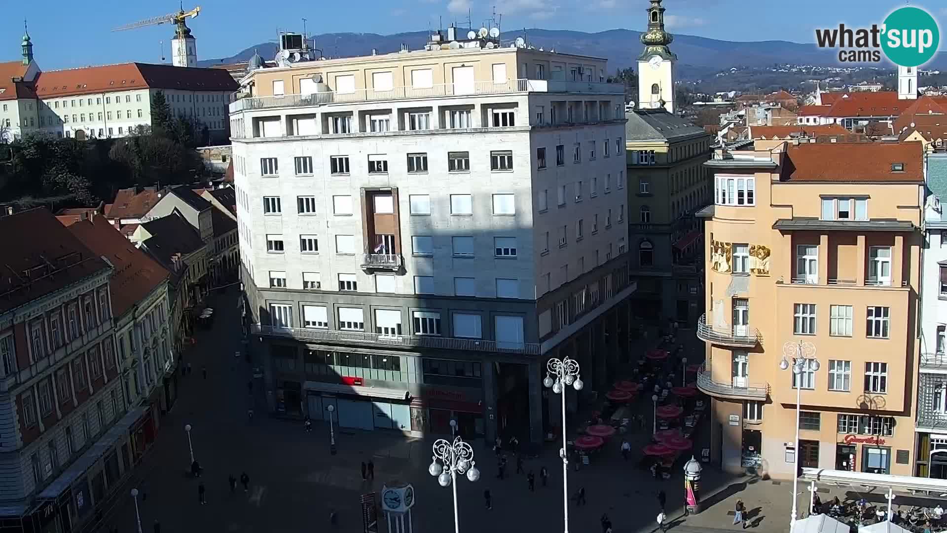 LIVE Webcam Zagreb Hotel Dubrovnik | Ban Jelačić square