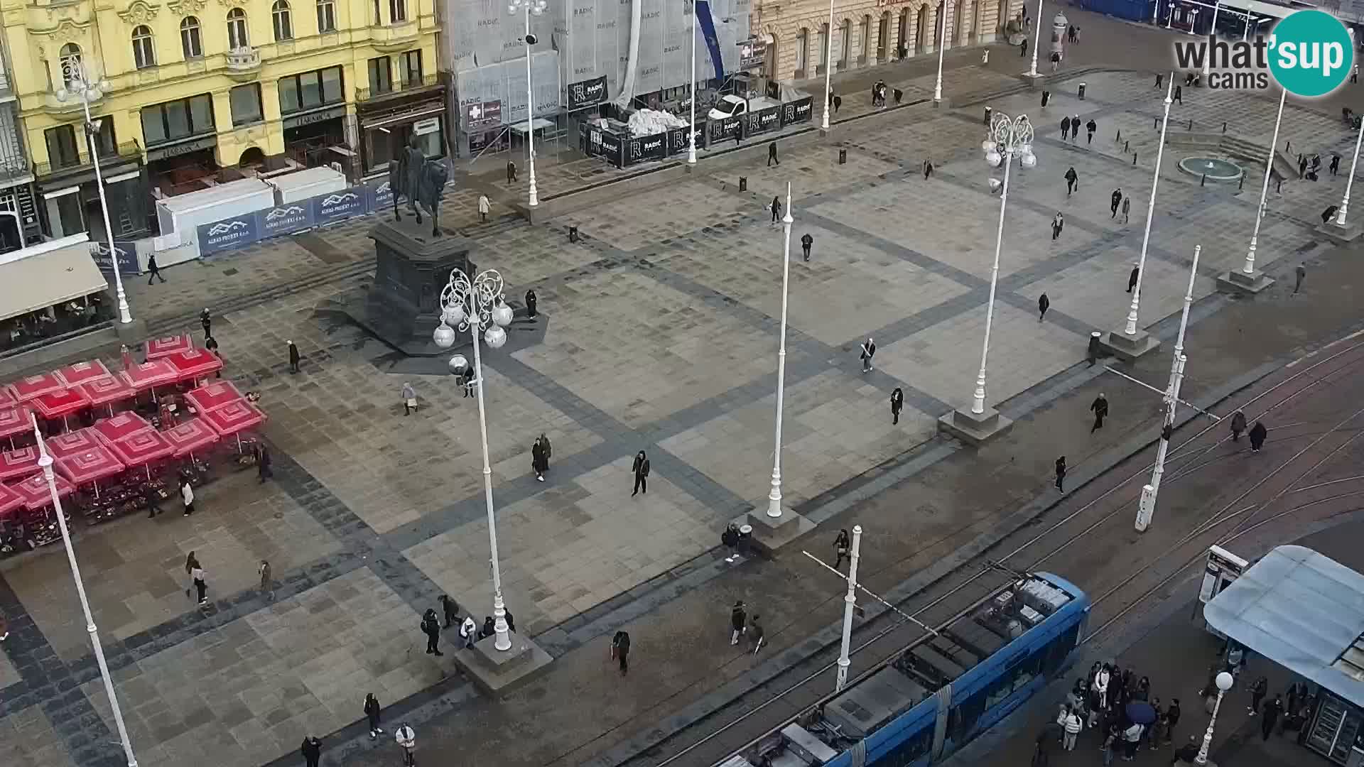 Plaza Ban Jelačić camera en vivo Zagreb – Hotel Dubrovnik