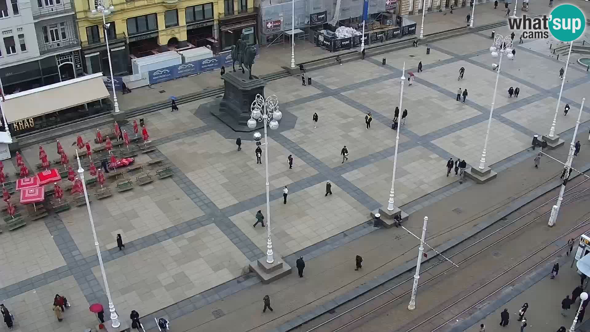 Piazza Ban Jelačić livecam Zagreb – Hotel Dubrovnik