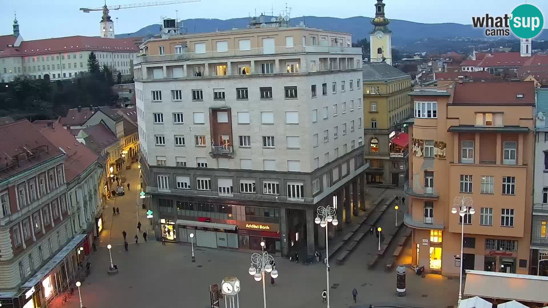 Piazza Ban Jelačić livecam Zagreb – Hotel Dubrovnik