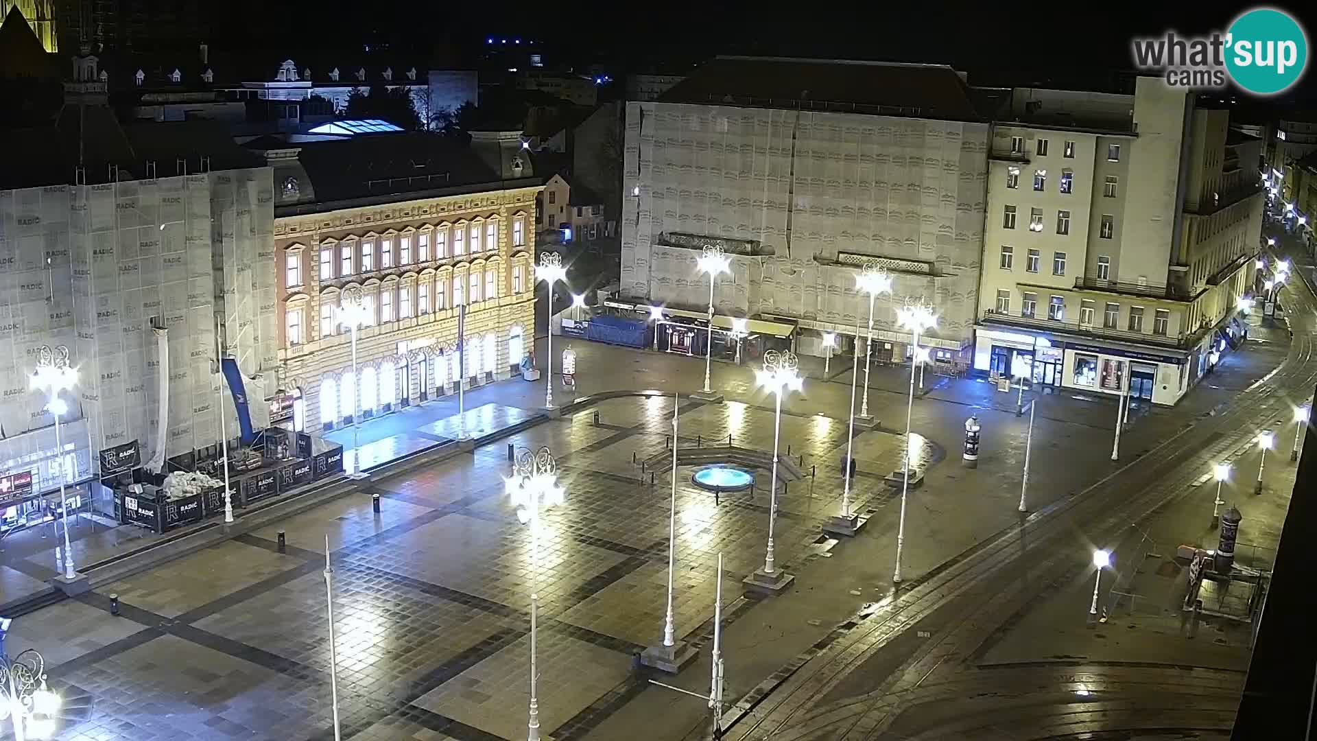 Piazza Ban Jelačić livecam Zagreb – Hotel Dubrovnik