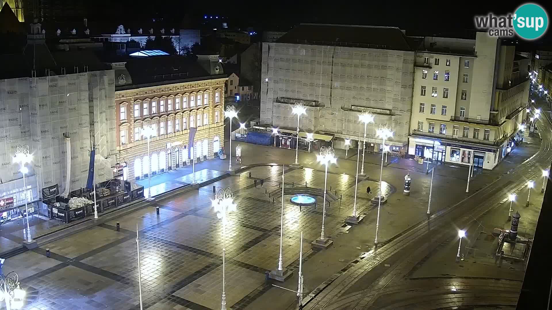 LIVE Webcam Zagreb Hotel Dubrovnik | Ban Jelačić square