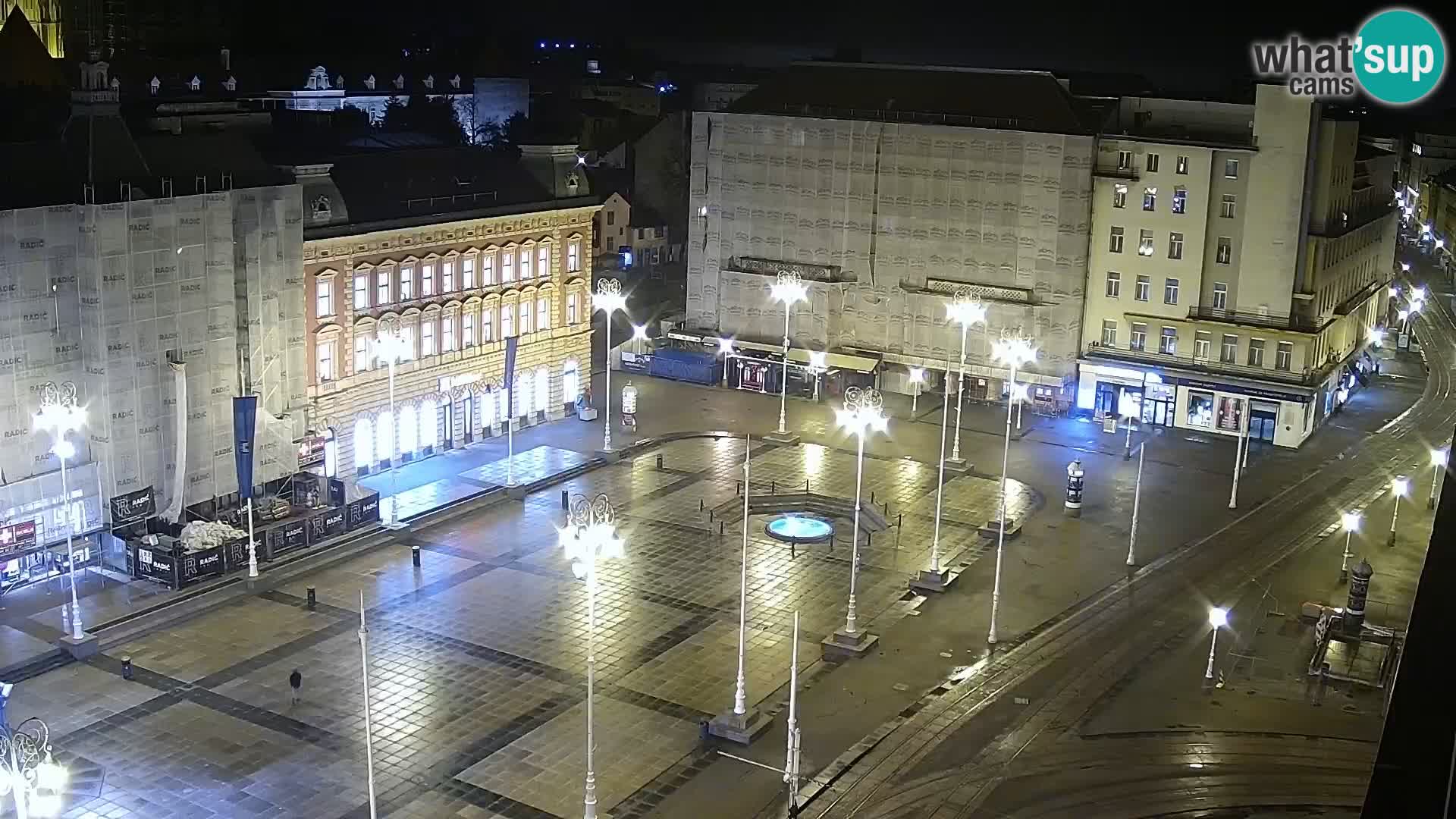 LIVE Webcam Zagreb Hotel Dubrovnik | Ban Jelačić square